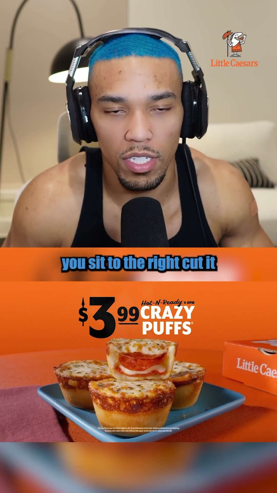 Amon-Ra St. Brown shot a Little Caesars commercial with George Kittle…. without George Kittle ?